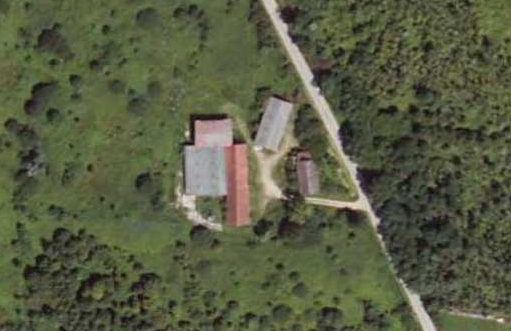 Vue aérienne de l'exploitation